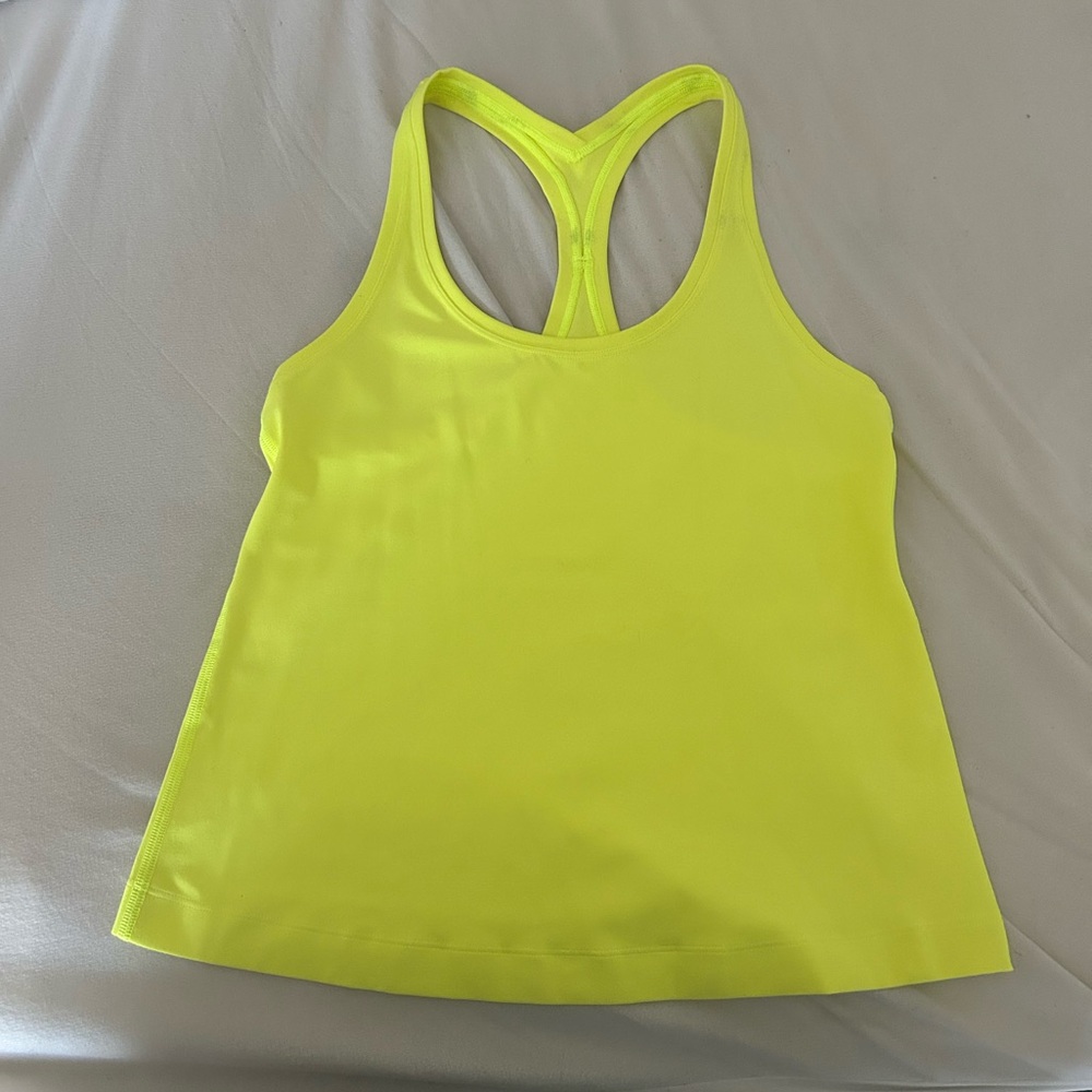 Lululemon Athletica Bright Yellow Tank Top